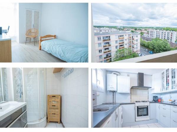 Chambre pour étudiant / Appartement 4 pièces de 68 m², Toulouse, Avenue de Grande Bretagne / Photo 2