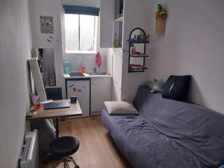 Sous-location / Appartement 1 pièce de 9 m², Paris, Rue Louis Blanc