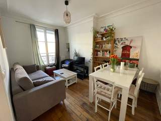 Sous-location / Appartement 3 pièces de 46 m², Paris, Rue Amélie