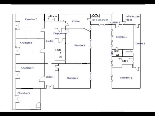 Colocation / Appartement 10 pièces de 197 m², Bourges, Place Planchat / Photo 20