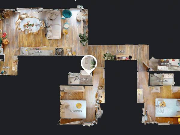 Colocation / Appartement 6 pièces de 95 m², Rouen, Rue Louis Blanc / Photo 31