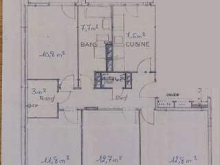 Colocation / 4 rooms apartment · 75 m², Rennes, Rue du Nivernais