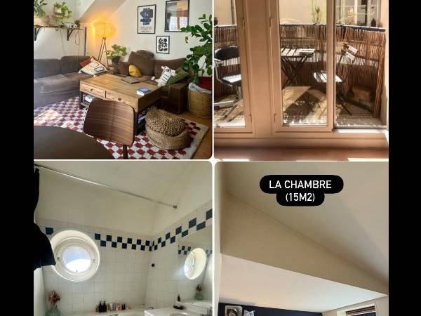 Sous-location / Duplex 5 pièces de 73 m², Paris, Rue de Clichy / Photo 2
