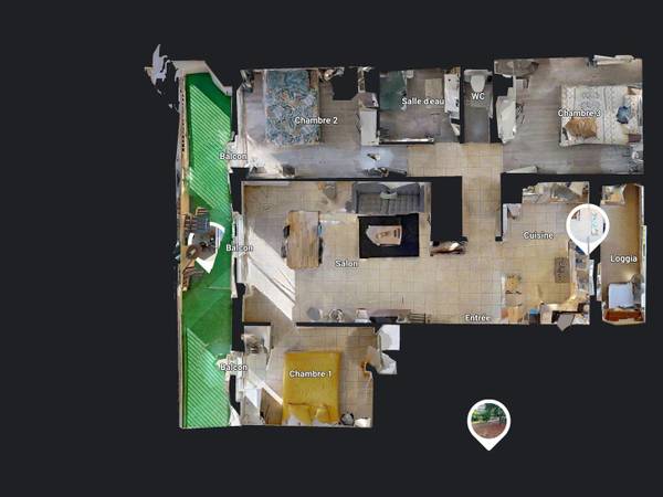 Colocation / Appartement 4 pièces de 82 m², Nîmes, Avenue Georges Dayan / Photo 29