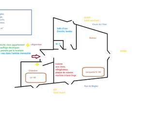 Location / Appartement 1 pièce de 43 m², Bordeaux, Rue de Bègles