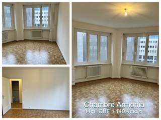 Colocation / 3 rooms apartment · 70 m², Genève, Rue Hugo-De-Senger