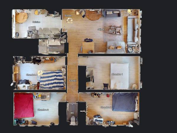 Colocation / Appartement 5 pièces de 90 m², Orvault, Rue de la Patouillerie / Photo 21