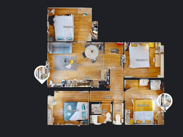 Colocation / Appartement 5 pièces de 69 m², Toulouse, Rue Vestrepain / Photo 22