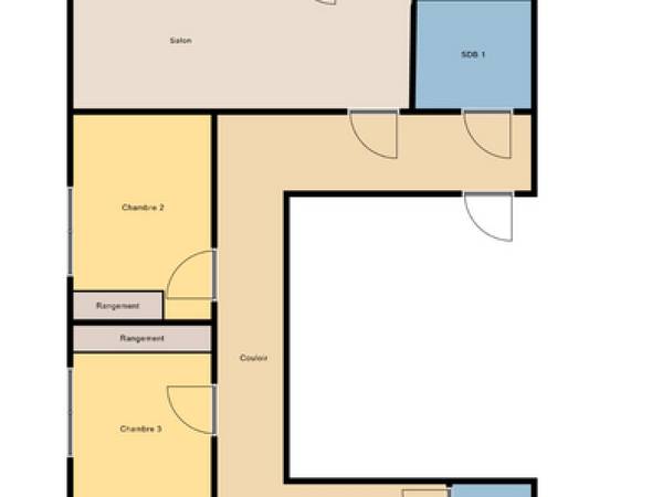 Colocation / Appartement 6 pièces de 96 m², Clichy, Rue Martre / Photo 5