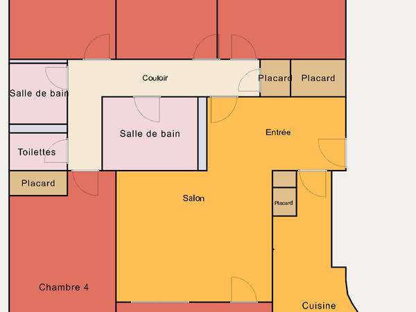 Colocation / Appartement 5 pièces de 99 m², Paris, Rue de Lourmel / Photo 6