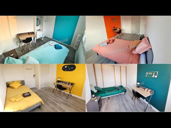 Colocation / Appartement 7 pièces de 82 m², Rouen, Rue Forfait / Photo 2