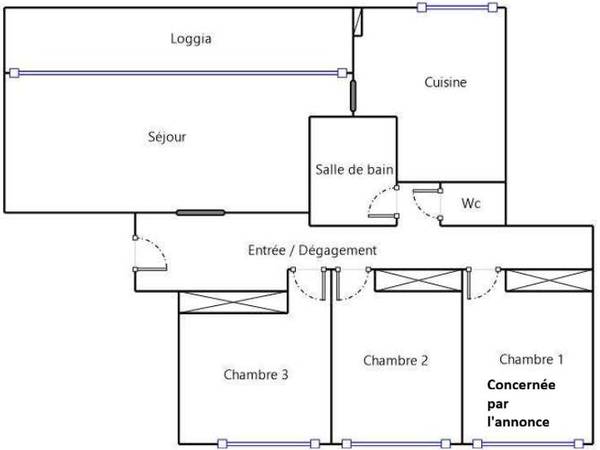 Colocation / Appartement 4 pièces de 87 m², Bron, Rue du Parc / Photo 13