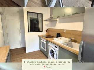 Chambre pour étudiant / Appartement 5 pièces de 76 m², Caen, Place Champlain