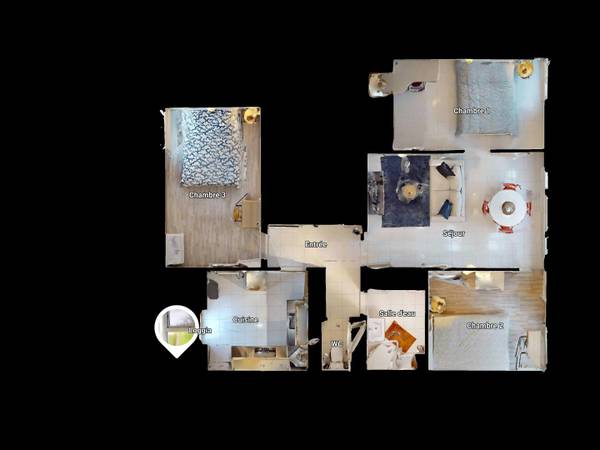 Colocation / Appartement 4 pièces de 68 m², Mont-Saint-Aignan, Parc de la Risle / Photo 16