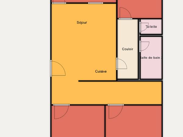 Colocation / Appartement 4 pièces de 92 m², Lille, Rue Négrier / Photo 5
