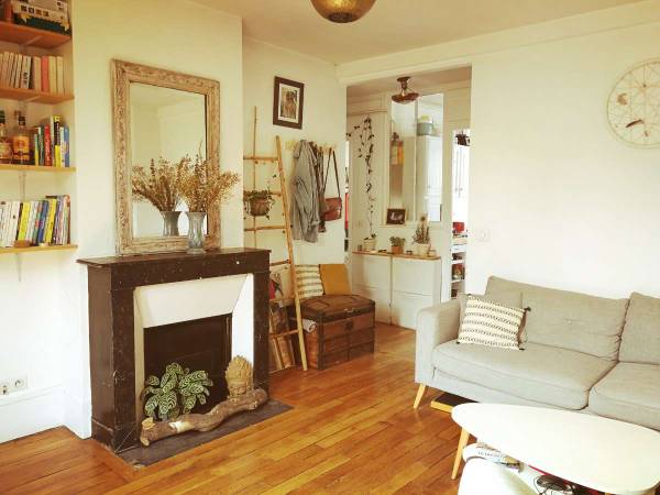 Sous-location / Appartement 3 pièces de 57 m², Paris, Rue Armand Carrel / Photo 2