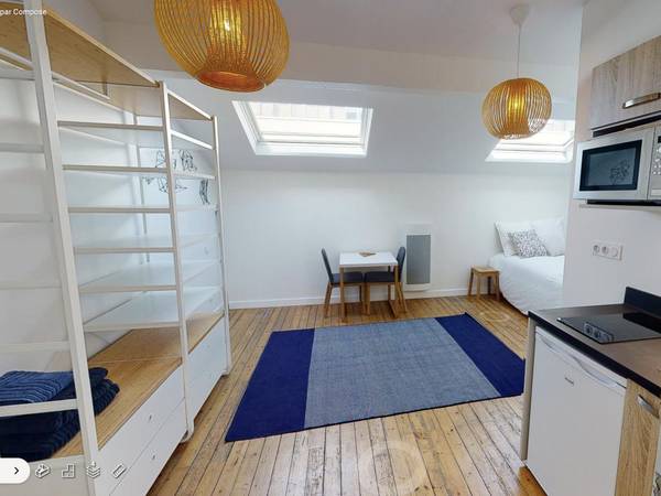 Location / Studio de 22 m², Bordeaux, Boulevard George V / Photo 2