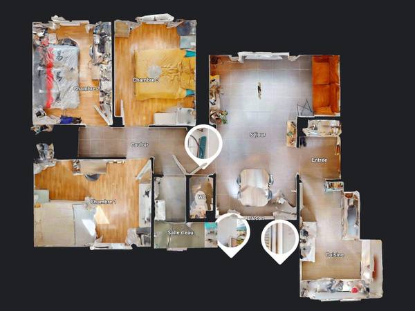 Colocation / Appartement 4 pièces de 68 m², Grenoble, Square des Fusillés / Photo 23