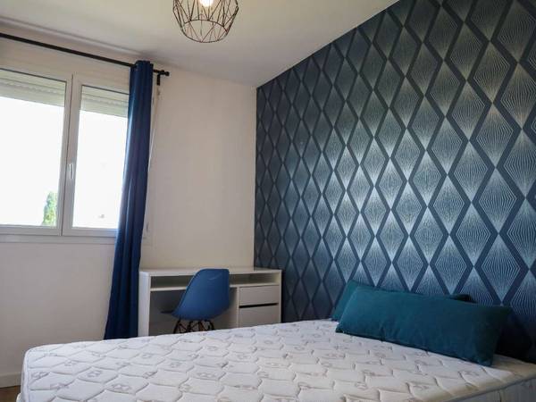 Colocation / Appartement 3 pièces de 58 m², Rennes, Square Henry Dunant / Photo 2