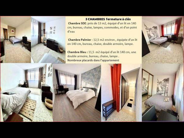 Colocation / Appartement 4 pièces de 85 m², Marseille, Rue Gabriel Marie / Photo 2