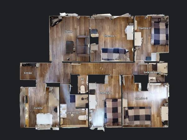 Colocation / Appartement 5 pièces de 84 m², Tremblay-en-France, Allée Jean-Baptiste du Cerceau / Photo 14