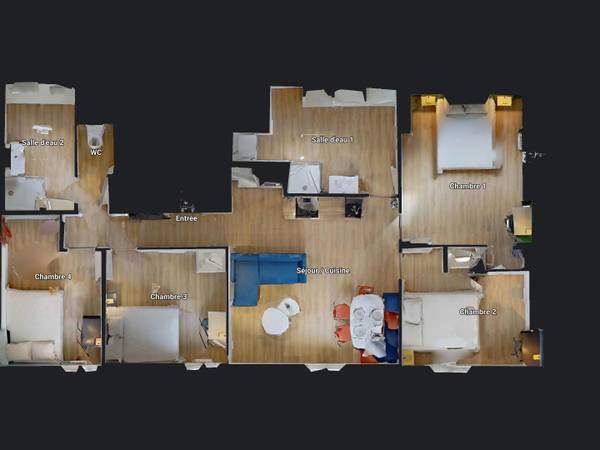 Colocation / Appartement 5 pièces de 80 m², Le Havre, Rue Jules Tellier / Photo 17
