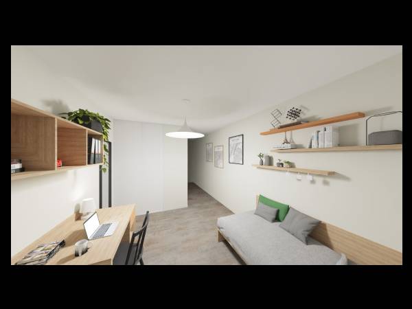 Location / Résidence 1 pièce de 17 m², Blois, 47 Avenue du Dr Jean Laigret / Photo 2