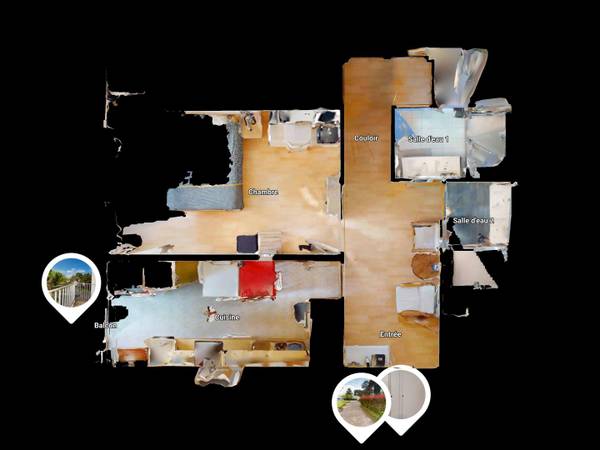 Colocation / Appartement 4 pièces de 80 m², Saint-Herblain, Rue de Guingamp / Photo 19