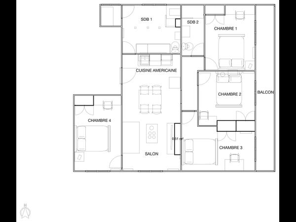 Colocation / Appartement 5 pièces de 80 m², Aix-en-Provence, Avenue Gaston Berger / Photo 9