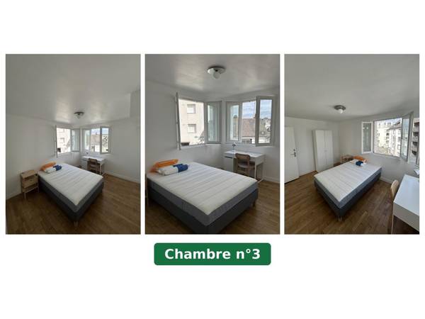 Colocation / Appartement 4 pièces de 60 m², Rennes, Rue Anatole le Braz / Photo 10