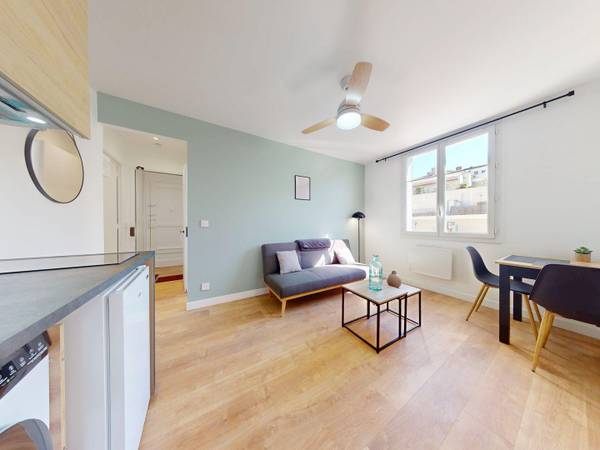 Închiriere / Apartament 2 camere de 26 m², Lyon, Rue de la Villette / Fotografie 2