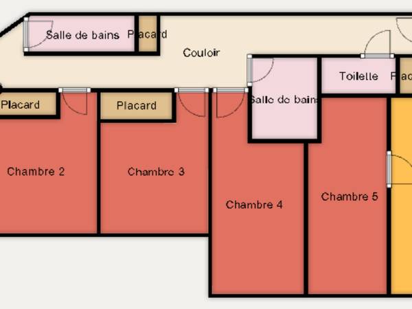 Colocation / Appartement 6 pièces de 118 m², Asnières-sur-Seine, Rue de Nanterre / Photo 6