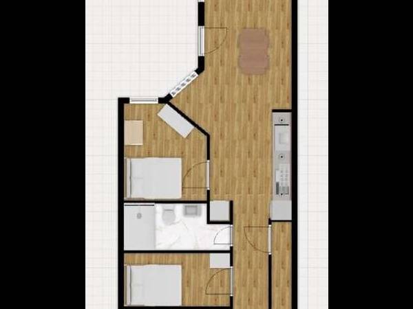 Coliving / Appartement 6 pièces de 50 m², Montréal, Avenue de Lorimier / Photo 12