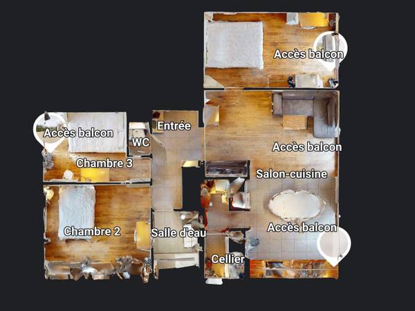 Location / Appartement 4 pièces de 80 m², Écully, Avenue du Docteur Terver / Photo 26