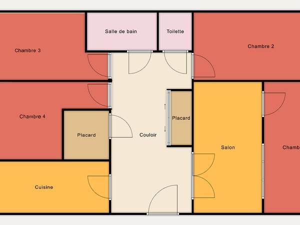 Colocation / Appartement 4 pièces de 87 m², Courbevoie, Rue Pierre Lhomme / Photo 5