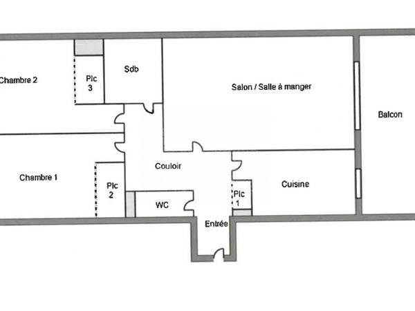 Location / Appartement 3 pièces de 69 m², Angers / Photo 8