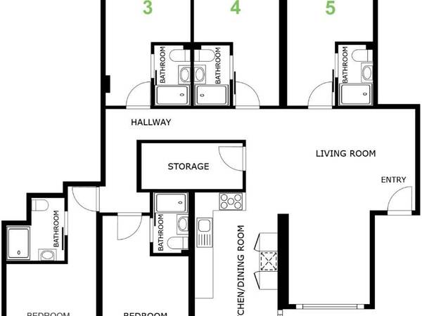 Flatsharing / 6-bedroom flat · 133 m², Gaillard, Rue de Genève / Photo 16