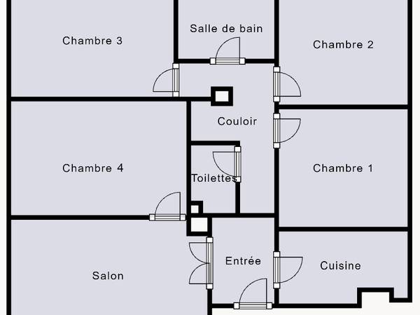 Flatsharing / 5-bedroom flat · 87 m², Paris, Rue du Champ de l'Alouette / Photo 5