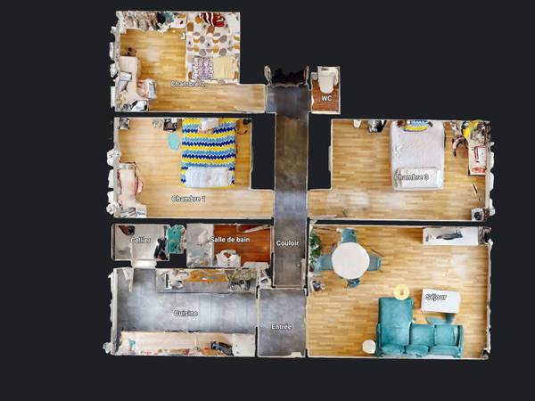 Colocation / Appartement 4 pièces de 74 m², Orvault, Rue de la Patouillerie / Photo 18