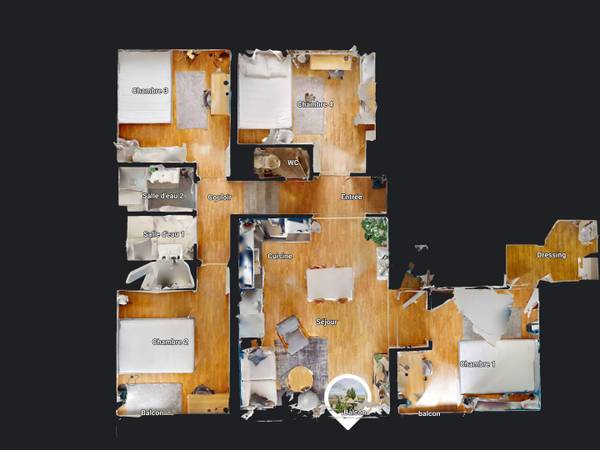 Colocation / Appartement 5 pièces de 82 m², Bordeaux, Cours de Luze / Photo 23