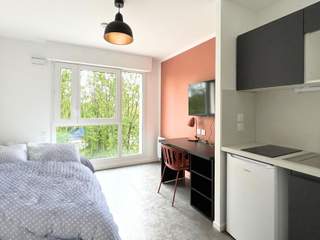 Rental / 2 rooms residence · 34 m², Villeneuve-d'Ascq, Boulevard du Breucq