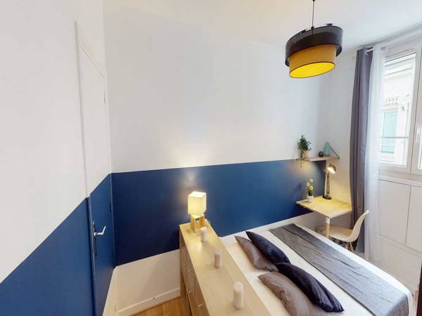 Colocation / Appartement 5 pièces de 90 m², Paris, Rue le Marois / Photo 2