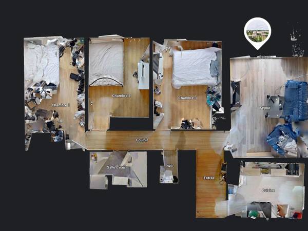 Colocation / Appartement 4 pièces de 75 m², Saint-Étienne-du-Rouvray, Rue Henri Wallon / Photo 19