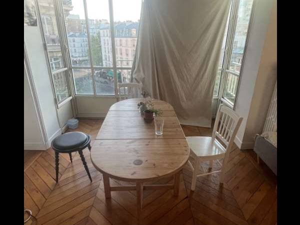 Sous-location / Appartement 4 pièces de 100 m², Paris, Rue Chapu / Photo 2