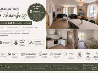 Room share, 7 rooms apartment, Jaunay-Marigny