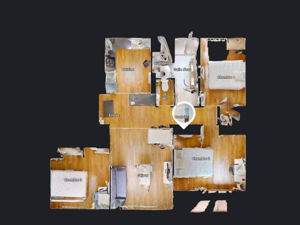 Colocation / Appartement 4 pièces de 75 m², Brest, Rue René Caillé / Photo 16