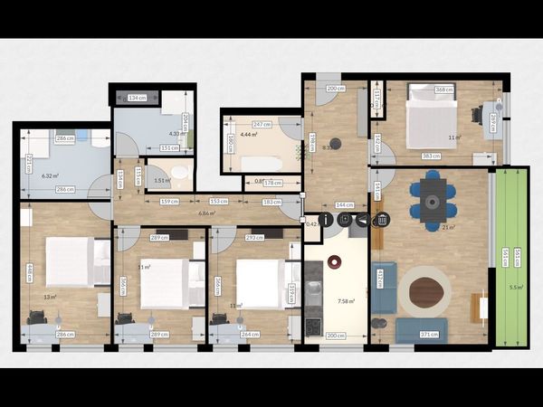 Flatsharing / 5-bedroom flat · 106 m², Poitiers, Rue de Provence / Photo 13
