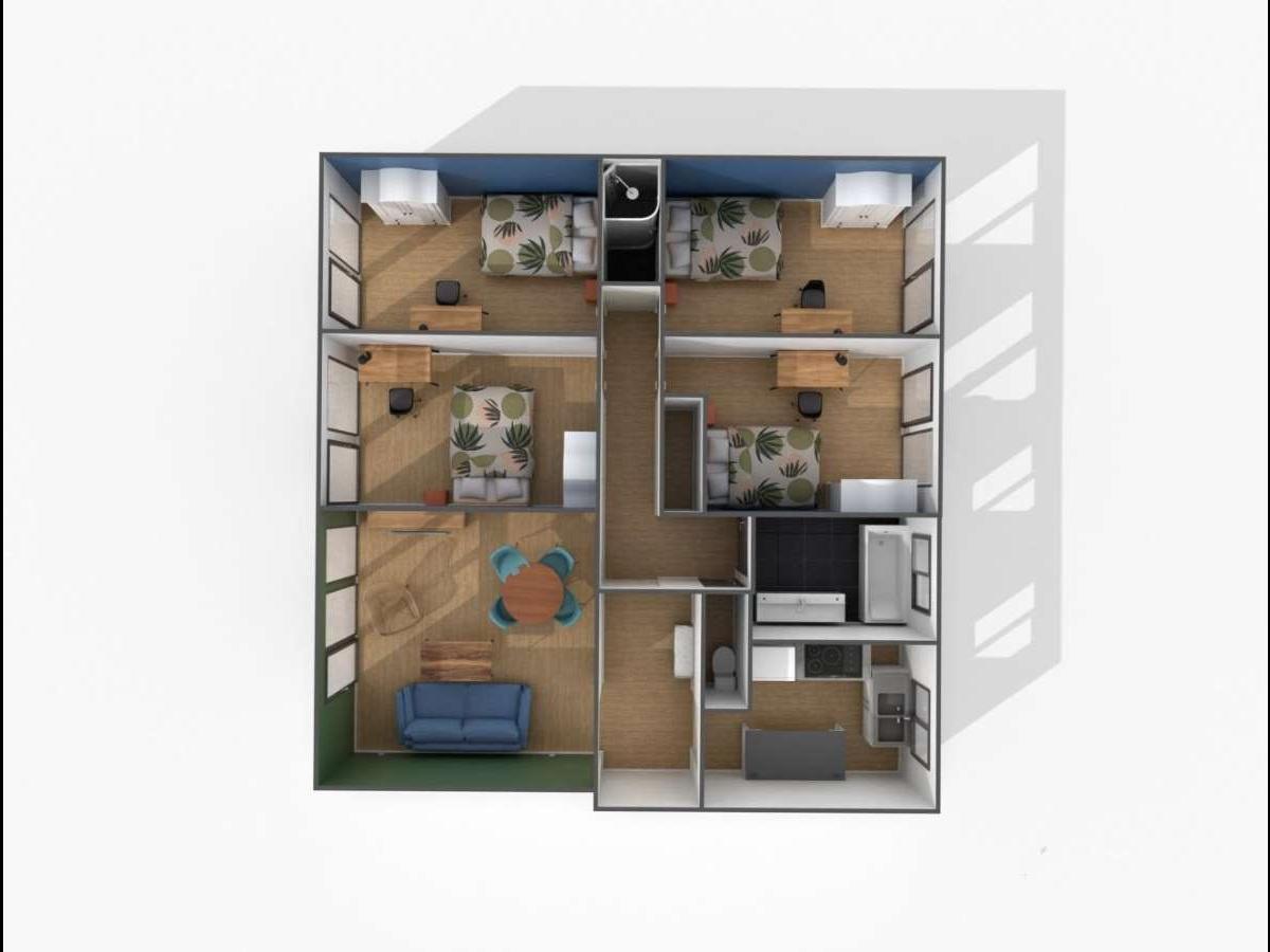Appartement 5 pièces de 82 m² à Palaiseau | Colocation | 710€/mois