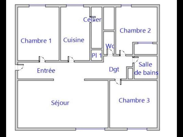 Colocation / Appartement 4 pièces de 71 m², Compiègne, Rue du Maréchal Fayolle / Photo 12