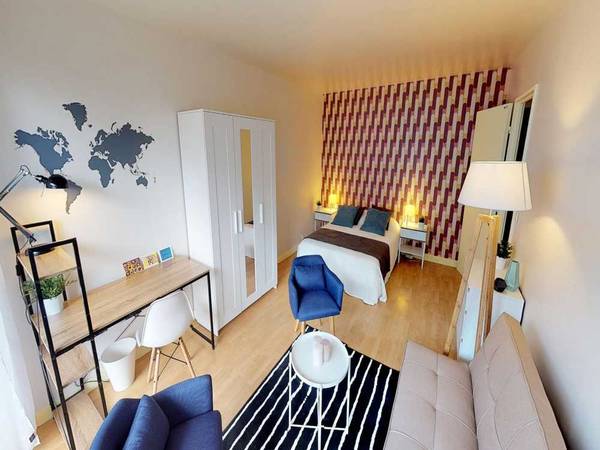 Colocation / Appartement 3 pièces de 70 m², Clichy, Impasse Barbier / Photo 2